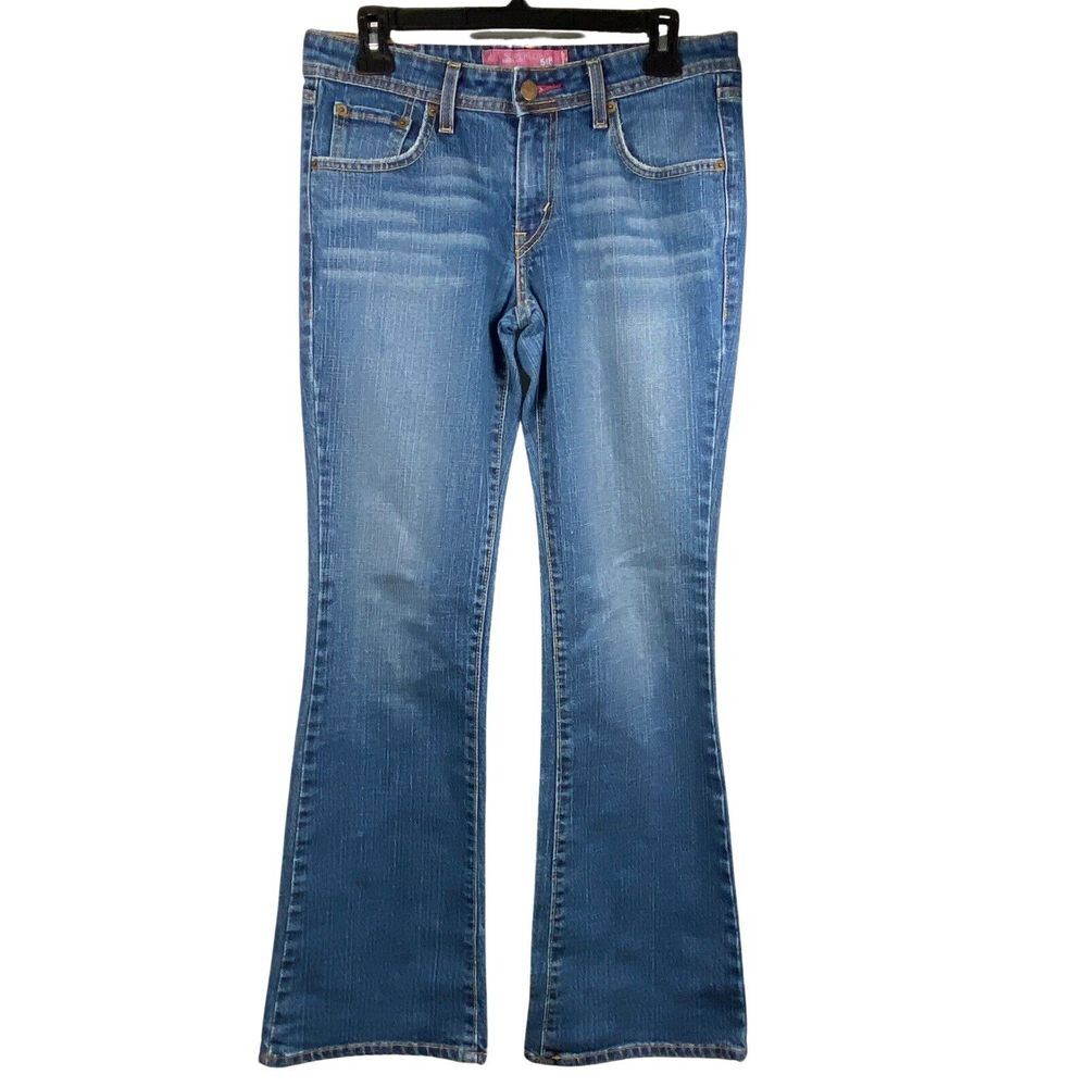 Levi's 518 Women's 9 M Super low‎ Jeans Blue Medium Bootcut 30x31